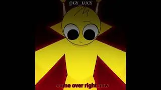 Kiss Salvia💛🤎 || Animation meme [Sprunki Simon &times; brud] #sprunki #animation #shorts
