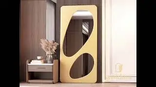 Linda Full Length Floor Leaner Mirror &ndash; Modern Boho & Minimalist Decor