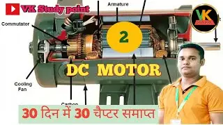 डीसी मोटर।।DC MOTOR।।@VKStudyPoint1994 ।। Viral videos। Educational video।DC MACHINE।।