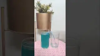 new trending reels | water and glass experiment | straw and water simple experiment