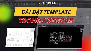 Cài đặt Template trong Autocad | Install Template in AutoCAD.