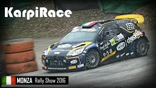 Tony Cairoli Monza Rally Show 2016 Citro&euml;m DS3 WRC Full Attack. Pure sound!