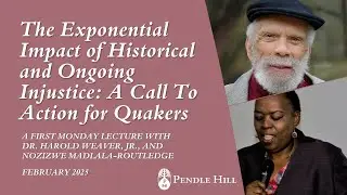Historical & Ongoing Injustice w Hal Weaver & Nozizwe Madlala-Routledge - 1st Monday Lecture Feb '25