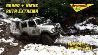 Ruta extrema 4x4 en Curarrehue | Barro, nieve y un Lada Niva al límite