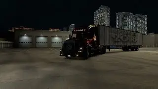 Aradeth Volvo VNL670 v 1.5.3 - ATS 1.30 Gameplay- Merry XMAS