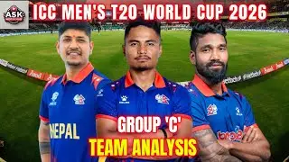Nepal at ICC Men&rsquo;s T20 World Cup 2026 | Group C Preview vs England, West Indies, Scotland & Italy