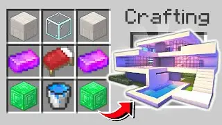 TAJNĚ Craftím DOMY v Minecraftu...