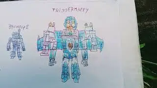 triggerhappy and blowpipe transformers g1 marvel comics