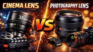 Cinema lens is best  or Photography lens which is the best