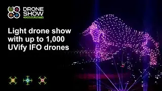 Drone Show Software advanced to run light shows with up to 1,000 UVify IFO drones