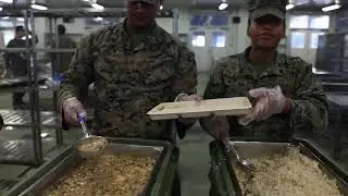 CHOW TIME with U.S. Marines in Oita, Japan