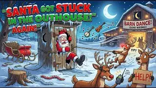 Santa Got Stuck in the Outhouse Again - Funny Country Christmas Song 🎅 🎄