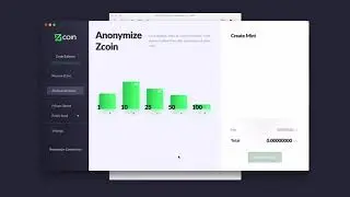 Preview of a Zerocoin spend in Zcoin's upcoming wallet