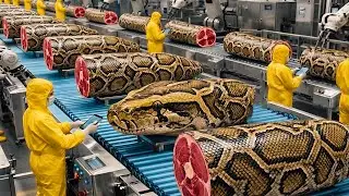 Inside a Modern Snake Meat Factory &mdash; How It&rsquo;s Really Processed
