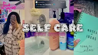 ♡ SELF CARE NIGHT ROUTINE ♡ wind down with me: hygiene,skincare,body care,hair care ♡