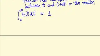 Segregated Flow and Residence Time Distribution