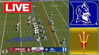🔴LIVE 🔴Duke vs Arizona State/FBS Football Season/ NCAAF College Football 26
