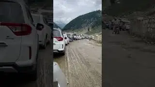 Naran Traffic jam, peak Tourism season