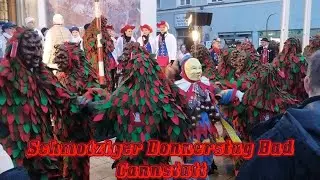 Fasnet in Bad Cannstatt, Stuttgart. 🎉🪅🪇 Carnival 🥳 Rathaussturm 🇩🇪