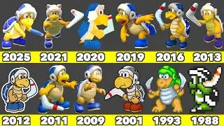 Evolution of Boomerang Bro Game Graphics In Nintendo Games (19988-2025)