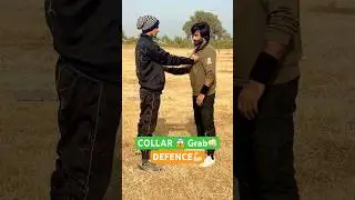 Best COLLAR GRAB SELFDEFENCE technique #fight #selfdefence #selfdefense #usa #tutorial #bjj #mma #yt