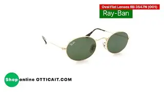 Ray-Ban Oval Flat Lenses RB 3547N (001)