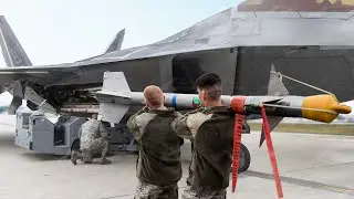 Feeding the Secret F-22 Weapon Bay With Multi Million $ Missiles