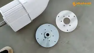 6KW Horizontal Wind Turbine Generator Windmill With Free MPPT Charger