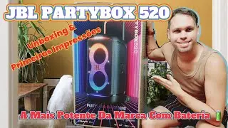 JBL PARTYBOX 520, A MAIS PONTENTE DA MARCA COM BATERIA INTERNA!
