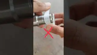 Trik menggunakan selotip pada keran air dengan benar #shorts