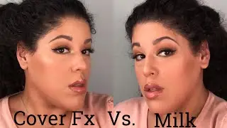 Battle of  two different gripping primers from milk and cover fx