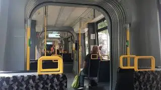 Berlin - jízda tramvají Bombardier Flexity na lince M13 na konečnou Wirchow-Klinikum - dne 23.8.2024