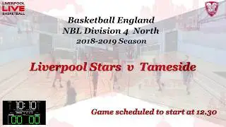 BE NBL Division 4 North, Liverpool Stars v Tameside