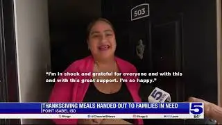 Thanksgiving meals handed out to Point Isabel ISD families in need