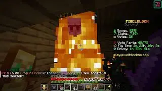 Playing Minecraft (Pixelblock)
