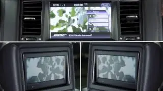 2014 INFINITI QX80 - Dual Head Restraint DVD System