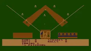 ATARI 8BIT XL XE Cactus League Baseball By Thomas M Krischan Dynacomp 1982 400 800 600 1200 ATARIMAN