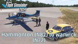 Hammonton (N82) to Warwick (N72) - Private Charter - DA62 - #MicrosoftFlightSimulator2024