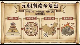 (历史）元朝崩溃全复盘：四等人制、帝位轮盘、两都之战 与金融自杀