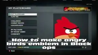 Black Ops emblems: Angry Birds