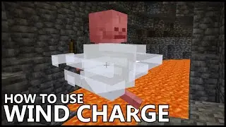 How To Use WIND CHARGE In MINECRAFT 1.21
