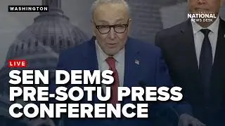 Senate Democrats speak ahead of President Trump&rsquo;s State of the Union