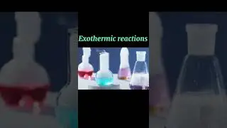 This is how Exothermic reactions take place♨️#youtubeshorts#shorts#chemistry#3d#tricks#reactions