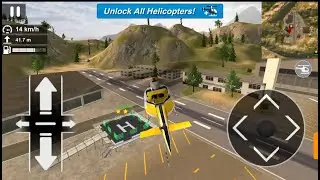 Helicopter rescue simulator, star collection, Android Game play