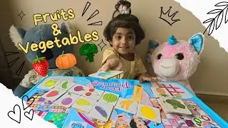 Fruits & Vegetables Flash Cards | Learn with Little Miss Sru