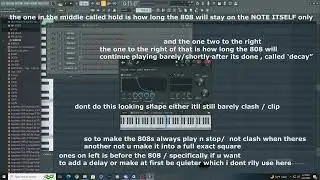 (FL Studio) How to make 808s not clash with envelope quick tutorial