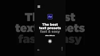 Лучшие шаблоны для анимации текста в After Effects