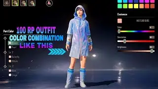 Bgmi A2 Royal pass 100 Rp outfit color like glacier set |Royal pass a2 outfit bast color combination