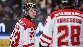 Egor Polin kommer fri och s&auml;tter 3-1-pucken borta mot HV71