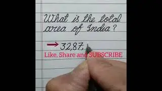 What is the total area of India? // Geography of India // Social Science // Geography // Easy answer